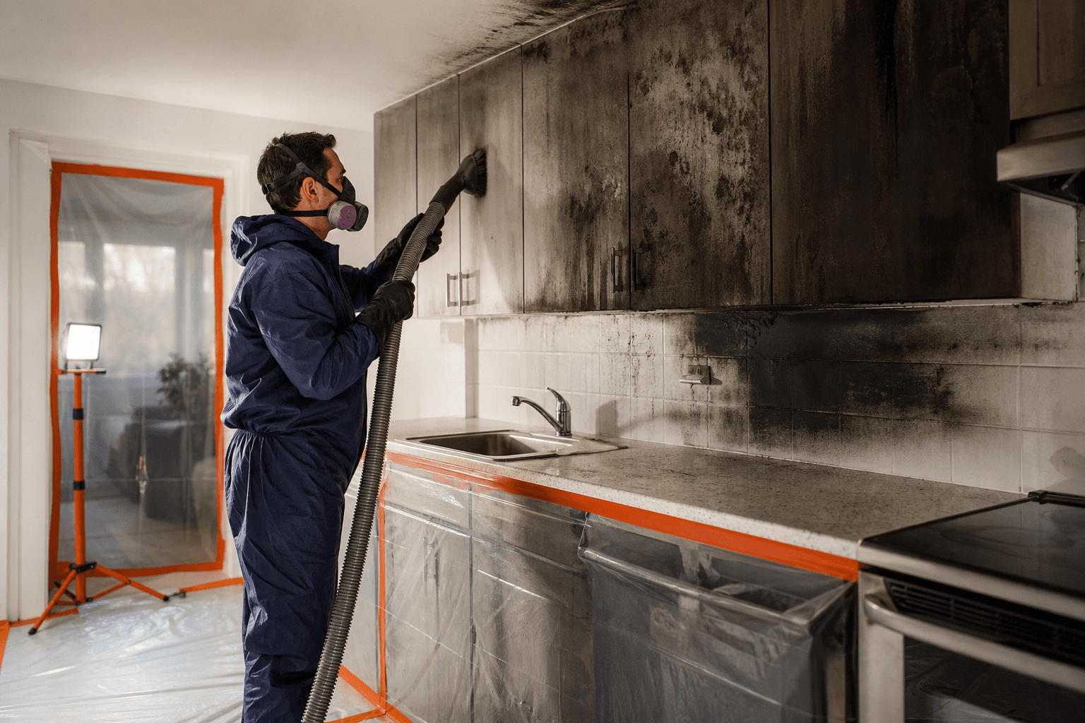 Fire & smoke damage restoration